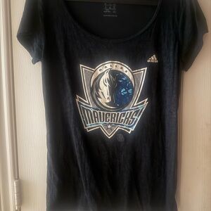 Women's Dallas NBA Mavericks adidas Navy Blue XL
